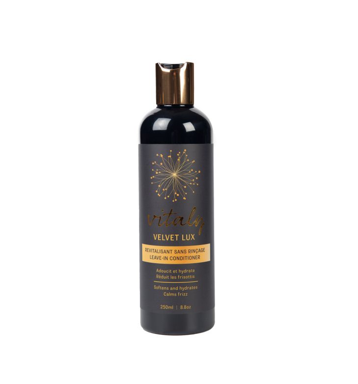 Velvet Lux - Nouveau Leave-in hydratant Vitaly pour cheveux souples et sans frisottis.